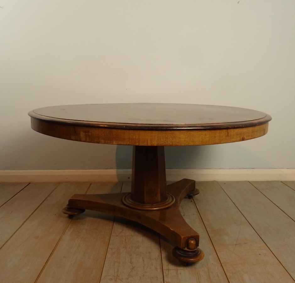 Tilt Top English Mahogany Coffee Table